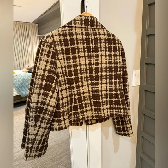 Evan-Picone Vintage Women’s Blazer Size 10 Brown and Tan - Picture 8 of 10